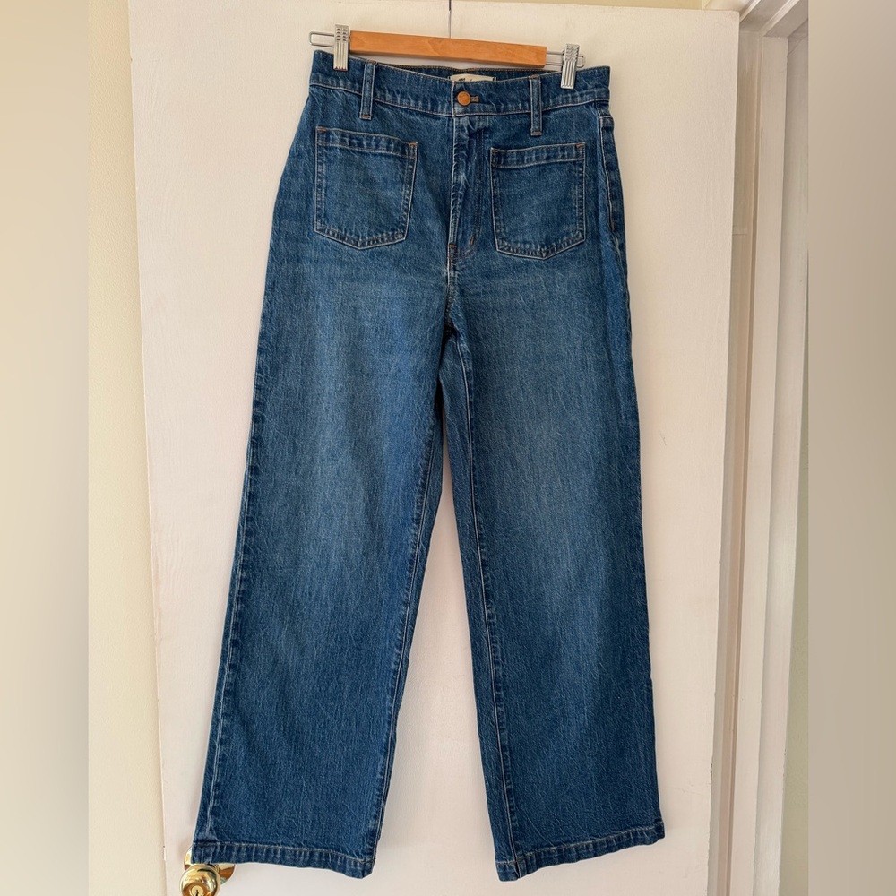 Madewell Perfect Vintage Wide-leg Jean, Sz 28